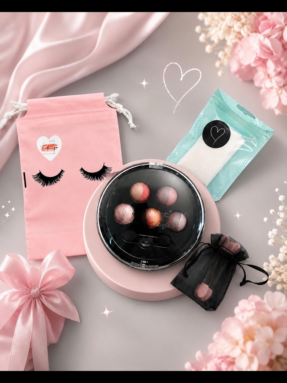 Magic Black Baked Powder Eyeshadow Compact